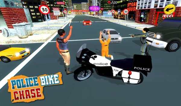 पुलिस बाइक स्टंट अपराध शहर 3D स्क्रीनशॉट 14