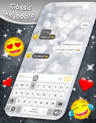 Classic Keyboard Free ⭐ Emoji Keyboard Themes screenshot 2