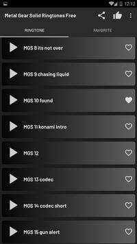 Metal Gear Solid Ringtones Free screenshot 4