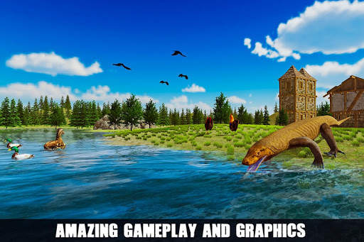 Angry Komodo Dragon: Epic RPG Survival Game screenshot 14