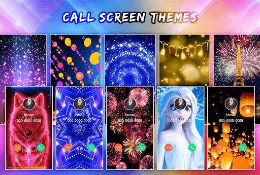 Color Call Flash- Call Screen, Color Phone Flash скриншот 1