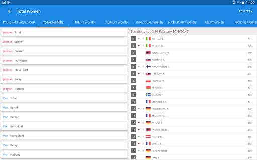 Biathlon Live Results 2022/23 screenshot 19