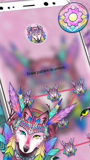 Dream Catcher Wolf Theme screenshot 4