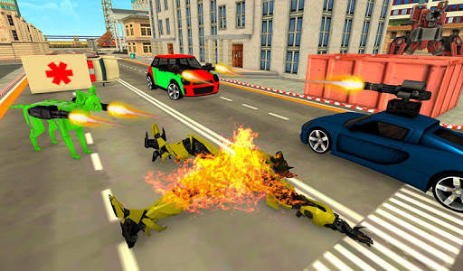 Cat Robot Car Battle:Transform screenshot 10