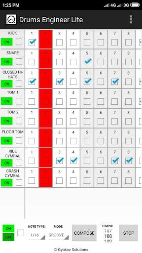 Drums Engineer Lite screenshot 2