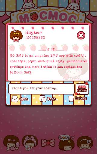 Dieylatin FONT FOR GO SMS PRO screenshot 4