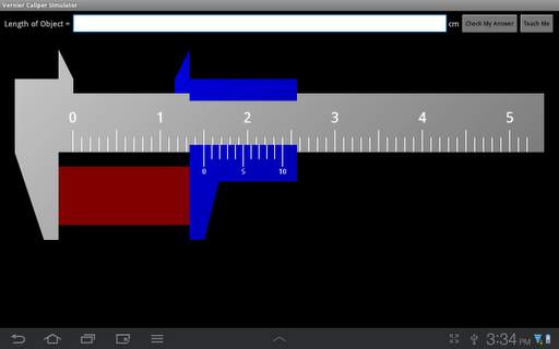 Vernier Caliper Simulator screenshot 1