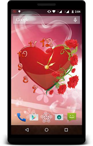 Heart Clock Live Wallpaper screenshot 5