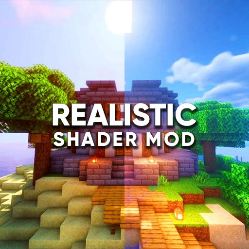 Realistic shader mods For MCPE icon