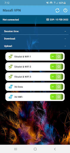 Masafi VPN screenshot 2