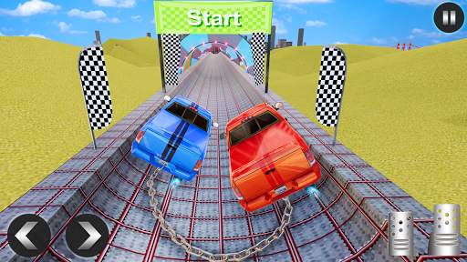 Chained Car Racing 2020: Chained Cars Stunts Games स्क्रीनशॉट 7