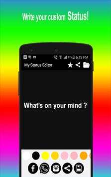 My Status Editor screenshot 1