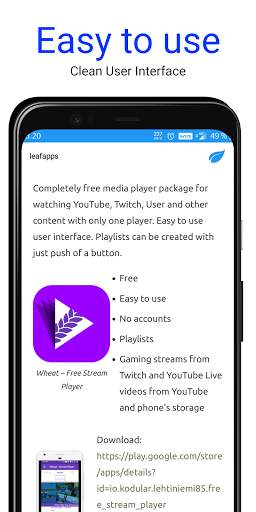 Mini Browser - Leafapps स्क्रीनशॉट 4