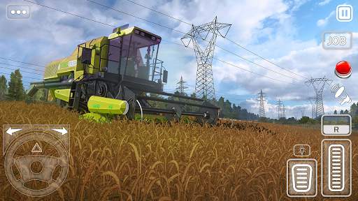 Farmer Driving Tractor Games screenshot 1