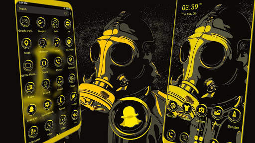 Gas Mask Boy Launcher Theme screenshot 1