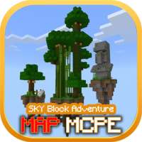 Sky Block Adventure Maps for Minecraft logo