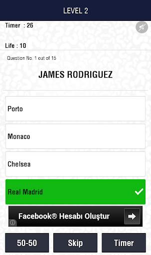 Football Player Quiz screenshot 1