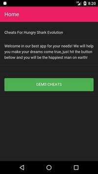 Cheats For Hungry Shark Evolution screenshot 1