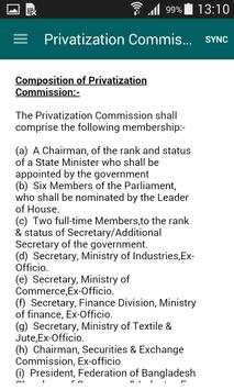 Privatization Commission screenshot 2