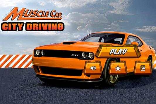 Old Muscle Car City Driving screenshot 2