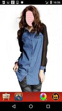 Women Jeans Tops Photo montage screenshot 3