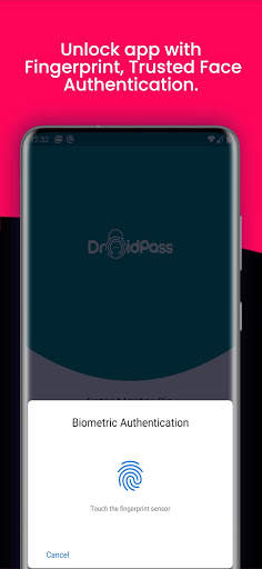 DroidPass Password Manager & Password Keeper screenshot 1