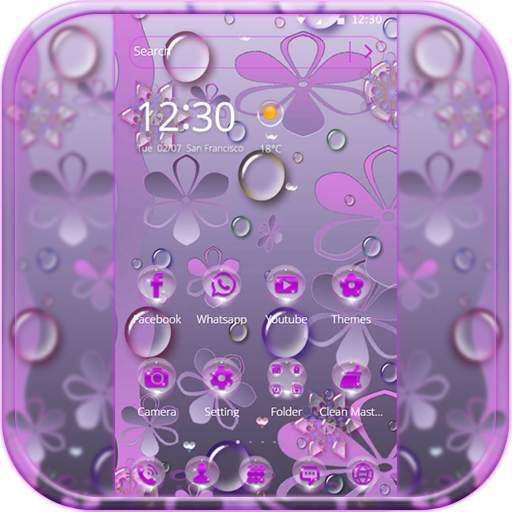 Purple Waterdrop Theme 1.2.1