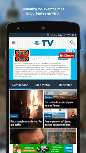 El Universal TV screenshot 2