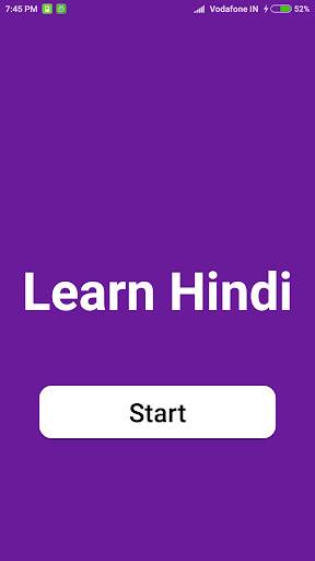 Learn Hindi screenshot 1