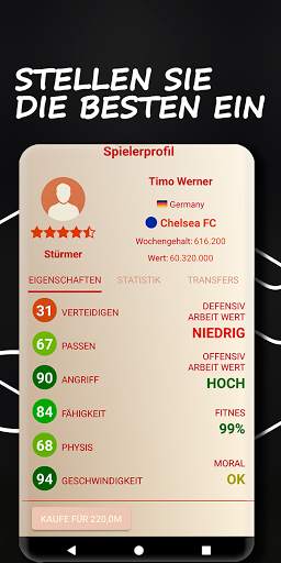 Be The Manager 2021 - Fußballstrategie screenshot 3