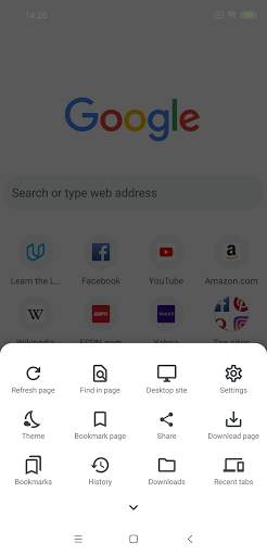Bluedog Browser screenshot 2