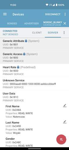 nRF Connect for Mobile screenshot 7