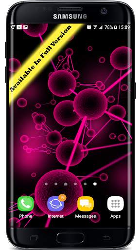 Particle Molecules 3D Live Wallpaper screenshot 6