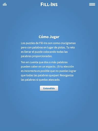 Fill-Ins · Juego de Palabras screenshot 10