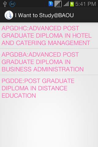 I Want to Study at BAOU screenshot 6