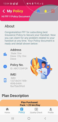 Nyala Mobile Insurance screenshot 4