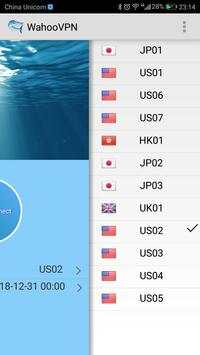 Wahoo VPN screenshot 2