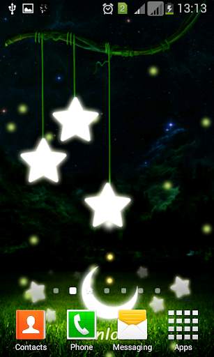 Fireflies Stars Lock Screen screenshot 3