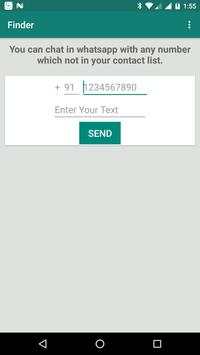 Finder - Find Any Number In Whatsapp Directly screenshot 1