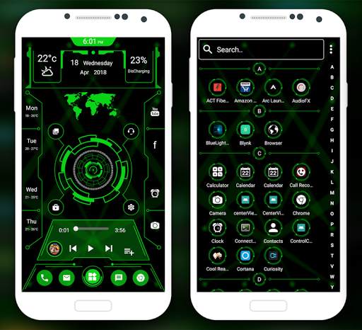 Futuristic Launcher - App lock, Hide App screenshot 12