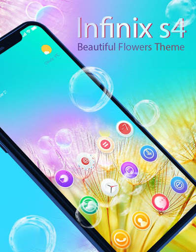 Beautiful Flowers Theme Infinix s4 launcher screenshot 3