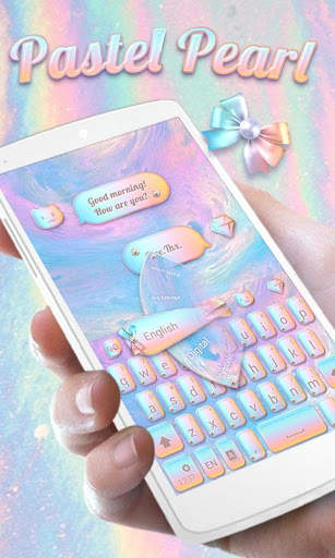 Pastel Pearl GO Keyboard Theme screenshot 2
