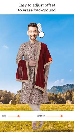 Man Sherwani Photo Suit Studio Editor screenshot 3
