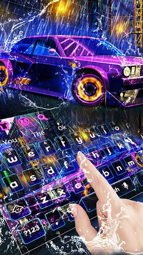 Glossy American Sports Car Keyboard screenshot 2