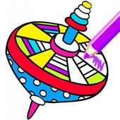 Toon Toy Coloring Book - Paint Fun 2018 logo