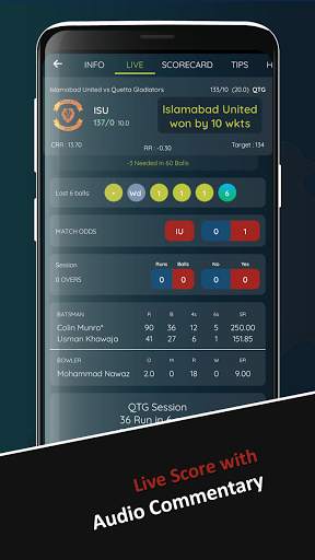 Cricket Exchange Pro - Live Score Line screenshot 2