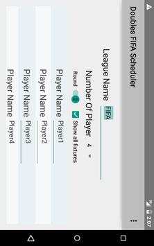 Doubles FIFA Scheduler screenshot 7