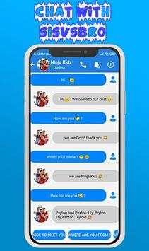 Calling Ninja kids - Call and Chat Simulator screenshot 4