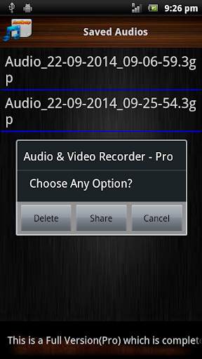 Audio and Video Recorder Lite screenshot 4