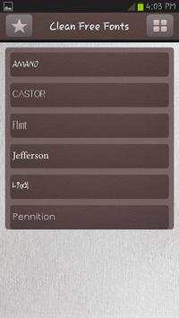 Clean Free Fonts Style screenshot 2